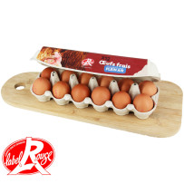 œufs plein air label rouge x12 - vue produit