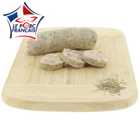 4 andouillettes Pur Porc aux Herbes, Le Porc Français