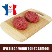 steak haché de bœuf oval 15% MG - vue produit