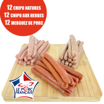 Achat Colis chipolatas Merguez de porc en Ligne | Coop Chez Vous