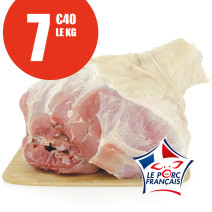 Jambon à l'os demi-sel 10kg environ