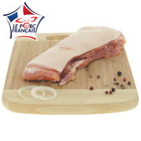 600 g de poitrine de porc demi-sel cru Le Porc Français