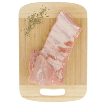 1,2 kg de travers de porc, Le Porc Français – vue de côté