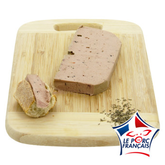 180 g de mousse de foie 3 poivres Le Porc Français