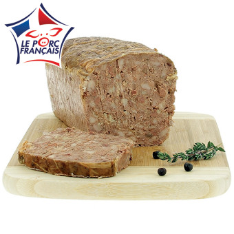 1,8 kg de pâté de campagne supérieur Le Porc Français