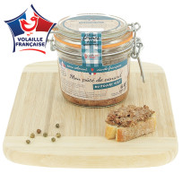 280 g de terrine de canard au poivre vert, Volaille Française