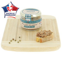 175 g de terrine de canard au poivre vert, Volaille Française