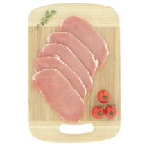 6 tranches de filet de porc pour plancha Le Porc Français – vue de haut