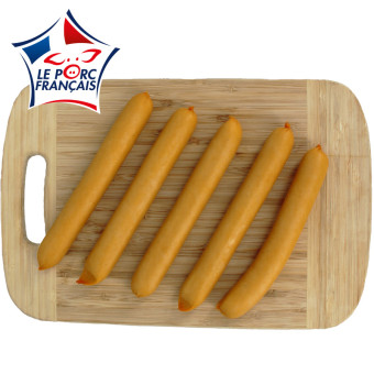 saucisses de Francfort - vue de haut