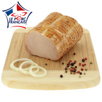 Rôti de porc demi-sel fumé cru 700g environ