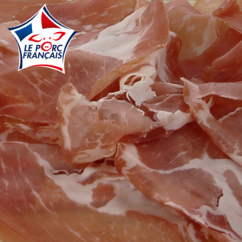 80 g de chiffonnade de coppa Le Porc Français – vue rapprochée