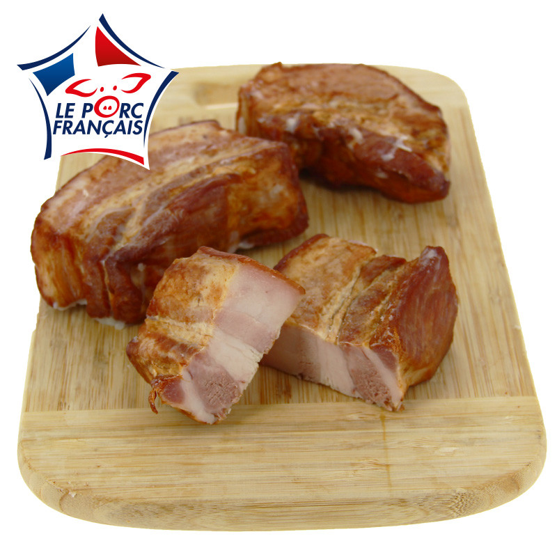 rillons de porc avec couenne - vue produit