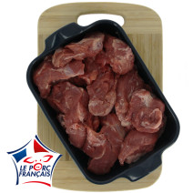 délice de porc tempes de porc - vue de haut