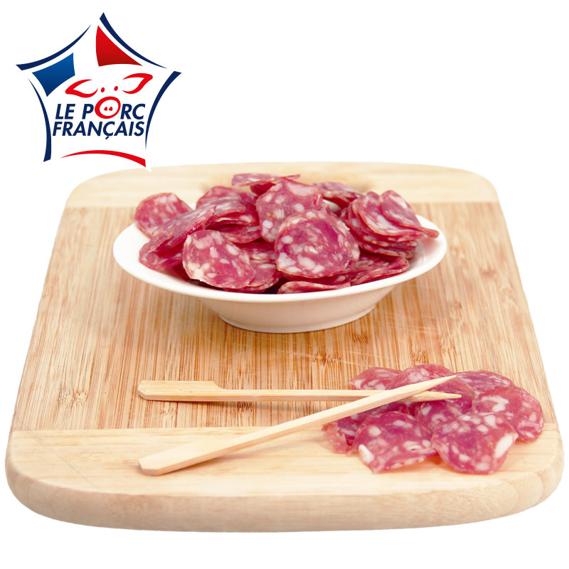 Saucisson sec finement tranché 90g