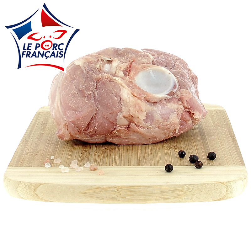 Palette de porc cuite de qualité supérieure avec os 750g environ