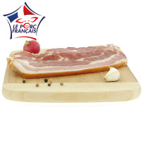 4 tranches de poitrine salée fumée Le Porc Français