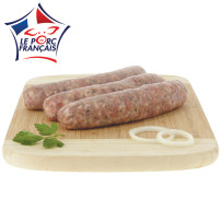 Saucisses aux oignons et persil, Le Porc Français