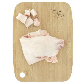 2kg500 de gras dur de porc Le Porc Français – vue de haut