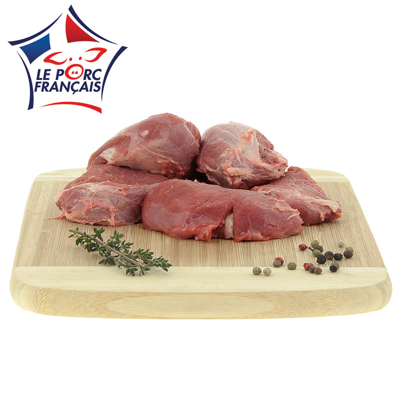 2kg de noix de joue de porc Le Porc Français