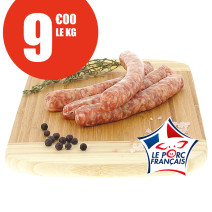 5 kg de chipolatas Le Porc Français