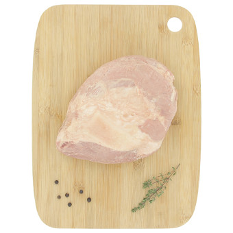1,7 kg de palette de porc cuite supérieure Le Porc Français – vue de haut