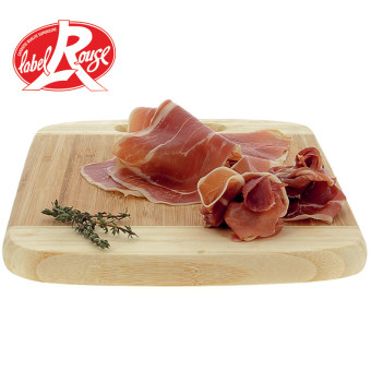 6 tranches de jambon sec supérieur Label Rouge