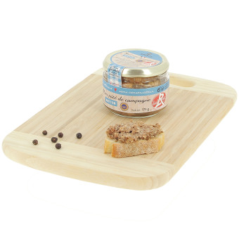 175 g de terrine de campagne breton Label Rouge – vue de haut