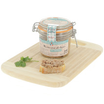 280 g de terrine de lapin au serpolet, Viande Origine France – vue de côté