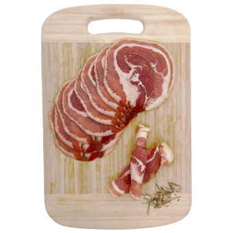 10 tranches de pancetta Le Porc Français – vue de haut