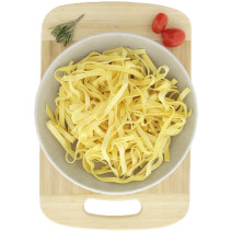 350 g de tagliatelles fraîches aux œufs – vue de haut
