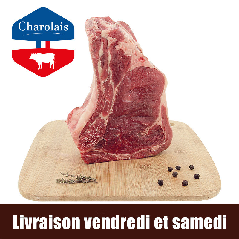Côte de Boeuf charolais 1,2kg, Viande Bovine Française