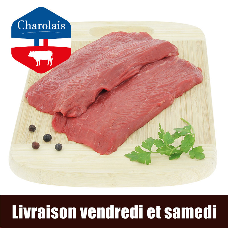 2 steaks de boeuf charolais sous-vide, Viande Bovine Française