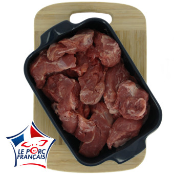 délice de porc tempes de porc - vue de haut