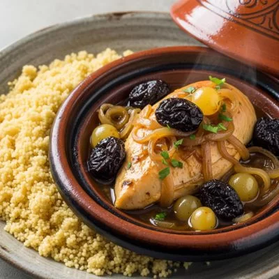 Tajine de poulet ou de boeuf