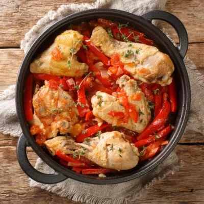 Poulet basquaise