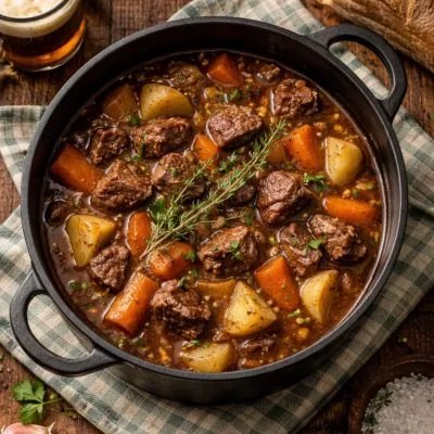 Ragoût de bœuf à la bière