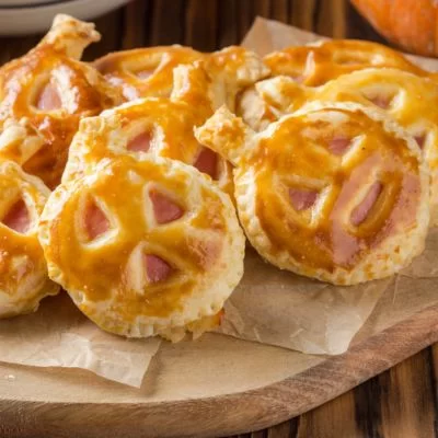 Feuilletés d'halloween au jambon